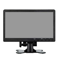 Moniteur de surveillance LCD de bureau 101 pouces VGA, dalle TN, 75 Hz, temps de réponse 0 ms, écran portable ultra-clair, beige, garantie 1 an
