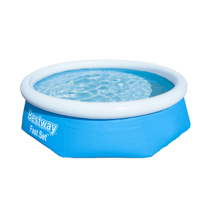 <span class=keywords><strong>Piscine</strong></span> gonflable <span class=keywords><strong>Bestway</strong></span> 57265 <span class=keywords><strong>Fast</strong></span> <span class=keywords><strong>Set</strong></span> 8' x 26''/2,44 m x 66 cm pour le plaisir en plein air avec les enfants, fabriquée en PVC durable - Product Image 1