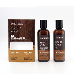 YURHERSU <span class=keywords><strong>Coffret</strong></span> de Nettoyage Profond pour Barbe <span class=keywords><strong>Homme</strong></span> Marque Privée - Shampoing, Après-Shampoing et Kit de Croissance pour le Visage à Domicile - Product Image 6