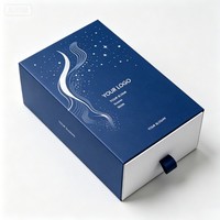 Boîte carrée recyclable avec logo personnalisé, avec éponge, pelliculage mat/brillant, gaufrage, pour coffret cadeau de vin