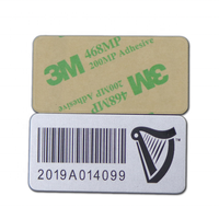 Échantillons d'étiquettes de code-barres en aluminium/laser pour emballage métallique, étiquettes de code-barres, autocollants de code-barres