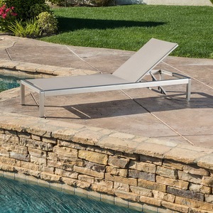 Nouveau modèle moderne de chaise longue de jardin en métal imperméable pour hôtel, île de loisirs, station balnéaire – Excellent rapport qualité-prix - Product Image 2