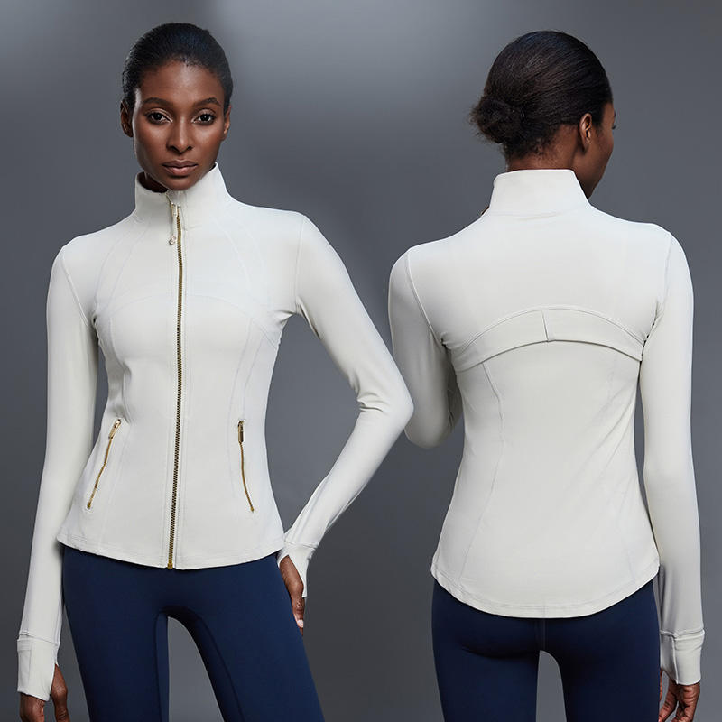 Jacket with Thumb Hole Versatile Sports Fitness Wear