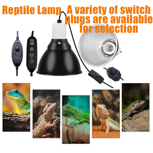 Abat-jour chauffant pour reptiles, lampe UVA UVB, chauffage pour tortue, lézard, serpent, reptile/animaux de compagnie, support de lampe pour amphibiens - Product Image 2