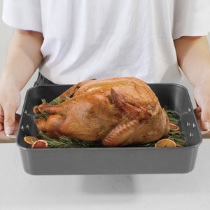 Utensilios de Cocina 2026, Bandeja <span class=keywords><strong>para</strong></span> Hornear Antiadherente de Acero al Carbono, Bandeja <span class=keywords><strong>para</strong></span> Asar Pavo, Bandeja <span class=keywords><strong>para</strong></span> Hornear Pasteles, Bandeja <span class=keywords><strong>para</strong></span> Brownies, Bandeja <span class=keywords><strong>para</strong></span> Lasagna - Product Image 2