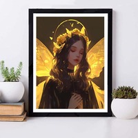 Peinture à l'huile numérique sur toile faite à la main, style européen et américain, beauté sexy, réalisme moderne, taille personnalisable