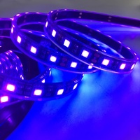 Ip68 365nm uv c blacklight led bande lumineuse 120 led/m 2835