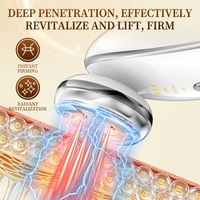 OEM ODM Appareil de massage pour drainage lymphatique, outil de remodelage facial, outil de ventouses faciales, outil de raffermissement cutané à lumière rouge pour la réduction du double menton