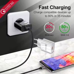 Hot Selling 18W Charger <b>Plug</b> US/EU Charger Block USB Wall Charger 5A/2V <b>Charge</b> Box for Phones for Mobile Phones - Product Image 4