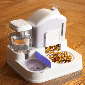 Erogatore di acqua per animali domestici intelligente <span class=keywords><strong>2</strong></span> in 1 grande capacità automatico cane gatto ciotola gravità cibo acqua alimentatore per animali domestici - Product Image 3