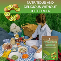 Sucettes OEM à la vitamine C végétalienne pour améliorer la santé immunitaire Complément alimentaire Sucettes à la vitamine C aux kiwis pour adultes et enfants