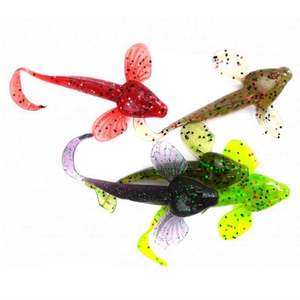 Muestras gratis baratas 10cm 4,5G 6 uds señuelos blandos cebos de pesca Craw Isca Pesca Artificial señuelos blandos Crankbait <span class=keywords><strong>Rock</strong></span> Pesca Bass - Product Image 3