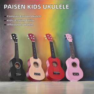 Marca <span class=keywords><strong>Paisen</strong></span>, <span class=keywords><strong>ukelele</strong></span> soprano de fibra de carbono de 21 pulgadas, guitarra acústica de nailon de 4 cuerdas para niños, <span class=keywords><strong>ukelele</strong></span> a precio barato del Reino Unido - Product Image 3