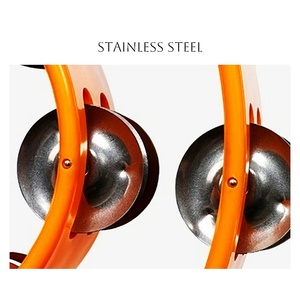 Jelo แทมบูรีน ATB002ขนาดเล็ก6นิ้วเครื่องดนตรีประเภทเพอร์คัชชันสำหรับผู้ใหญ่เด็กเรียนดนตรีในโบสถ์ - Product Image 3