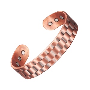 Pulseras Vinterly para Hombre y Mujer, Brazaletes Anchos Ajustables, Pulseras Magnéticas Vintage, Joyería para Hombre - Product Image 5