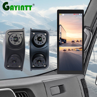 GAYINTT Moniteur vertical double AHD 10,36'' pour caméra de recul de voiture, écran tactile DVR avec enregistrement en boucle pour camion et bus