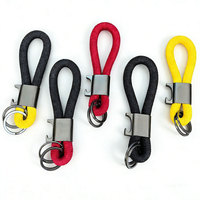 Décapsuleur en métal personnalisé avec votre logo, en alliage de zinc, avec corde tressée, porte-clés créatif, décapsuleur porte-clés, logo gravé au laser