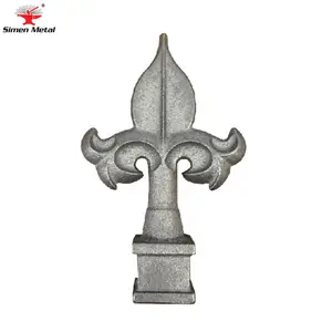 Aluminum spear point/spearhead and decorative fence finials