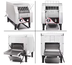 Grille-pain électrique à convoyeur en acier inoxydable pour restaurant, hôtel, sandwich, petit burger - Product Image 2