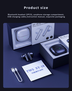 หูฟังไร้สาย CE FCC Rohs XY18 TWS พร้อม MSDS UN38.3 รายงานการส่งออก <span class=keywords><strong>ไมโครโฟน</strong></span>คู่ตัดเสียงรบกวน ENC หูฟังบลูทูธ - Product Image 6