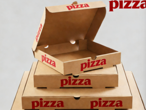 กล่องพิซซ่าสามเหลี่ยมแบบใช้แล้วทิ้ง รีไซเคิลได้ คุณภาพพรีเมียม พกพาสะดวก สำหรับพิซซ่าเปปเปอโรนี - Product Image 3