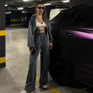 <span class=keywords><strong>Traje</strong></span> Casual <span class=keywords><strong>para</strong></span> Mujer de 25 Años, Estilo Otoño, con Cordón Dorado, Cierre de Cremallera, Holgado, Liso, con Lazo, <span class=keywords><strong>para</strong></span> AliExpress 23116 - Product Image 3