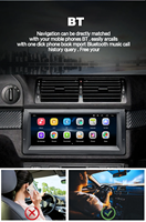 Autoradio 10.25 pouces Android 13 système 8 cœurs voiture Auto électronique pour Bmw E39 1995-2004 4 + 64 Go lecteur vidéo dvd de voiture