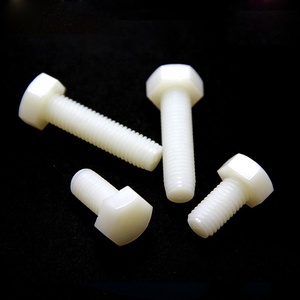 M3 - M22 Trắng/Nhựa Màu Đen Nylon Hex Bu Lông Đầu - Product Image 4