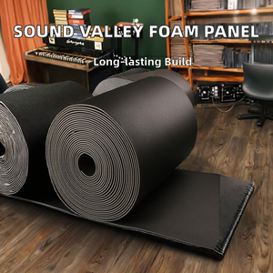 Paneles Acústicos de Espuma de Poliuretano con Forma de Burbuja de 10 mm de Espesor de Sound Valley, Láminas de Aislamiento Acústico, <span class=keywords><strong>Piso</strong></span> <span class=keywords><strong>Flotante</strong></span>, Kit de Batería para KTV - Product Image 4