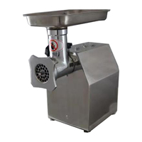 Nouveau hachoir à viande électrique automatique commercial en acier inoxydable 12 avec capacité de 120 KG/h pour le traitement des cerfs et des aliments pour animaux domestiques