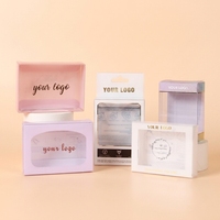 Boîte en plastique transparente personnalisée pour ongles à presser, emballage pour nail art, boîte en PVC, PET, PP avec plateau en plastique pour cosmétiques et ongles