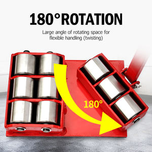 6T-40TMachinery машина для переката, тяжелая машина, роликовая тележка, грузовая тележка, промышленная, в наличии, резиновое колесо CRD 6T - Product Image 4