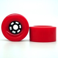 Roues de skateboard tout-terrain surdimensionnées personnalisées OEM d'usine 83 mm 90 mm 97 mm 74A 76A 78A, roues de skateboard électriques, roues de hamboard de rue, roues de longboard 97 mm