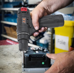 Taladro <span class=keywords><strong>de</strong></span> Impacto con Motor sin Escobillas <span class=keywords><strong>de</strong></span> Gran Torque y Batería <span class=keywords><strong>de</strong></span> Litio <span class=keywords><strong>de</strong></span> 1800W, Mandril <span class=keywords><strong>de</strong></span> 10mm, Batería <span class=keywords><strong>de</strong></span> 2000mAh, Velocidad Variable, Herramientas OEM - Product Image 2