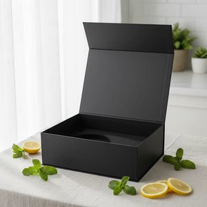 <span class=keywords><strong>Caja</strong></span> Plegable Cuadrada Magnética <span class=keywords><strong>de</strong></span> Papel con Logotipo Grande <span class=keywords><strong>de</strong></span> Diseño Personalizado, Materiales Reciclados, Embalaje <span class=keywords><strong>de</strong></span> Cartón Rígido <span class=keywords><strong>de</strong></span> Lujo con Acabado Brillante UV - Product Image 2