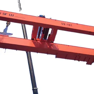 Manufacturer customized direct selling LH type3t electric hoist bridge double beam crane