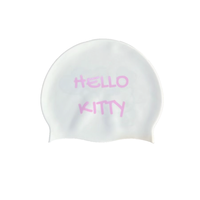 Bonnet de bain en silicone personnalisé avec logo imprimé, imperméable, pour hommes adultes, vente en gros, bonnet de bain en silicone