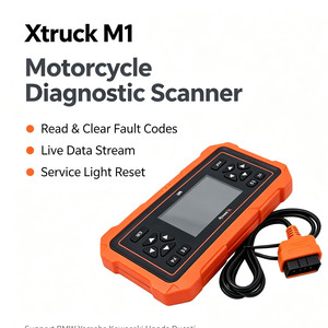 อุปกรณ์สแกน OBD สำหรับรถจักรยานยนต์ Xtruck M1 Professional รองรับการอัปเกรดการ์ด SD อินเทอร์เฟซ CAN BUS รองรับหลายภาษา DTC - Product Image 1