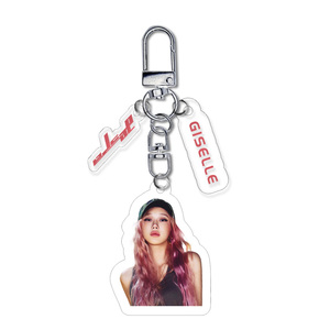 Portachiavi in Acrilico KPOP AESAP, Impermeabile con Stampa Fotografica HD, <span class=keywords><strong>KARINA</strong></span>/WINTER/GISELLE/NINGNING, Accessori per Fan di Celebrità - Product Image 1