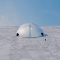 La publicité du fabricant Inflatables Dômes d'air durables Structure Entrepôt Bâtiment Tente