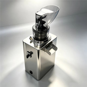 Extracteur de jus lent électrique commercial haute capacité en acier inoxydable à pression à froid - Product Image 1