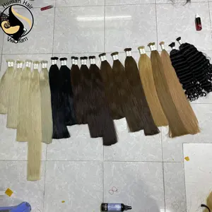 The Best Soft Colored Hair Extension 100% No Tangle No Shedding Vietnamese Hair Beautiful Color Double Drawn Hair Bundle