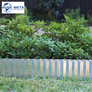 Bordo per Giardino in Metallo Ondulato Resistente alle Intemperie, Rivestito a Polvere, Stile Art Deco, Recinzione Alta per Aiuole <span class=keywords><strong>Fai</strong></span>-<span class=keywords><strong>da</strong></span>-<span class=keywords><strong>Te</strong></span> - Product Image 1