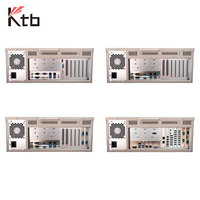 Ktb IPC-610L sasis komputer kontrol industri 19 "4U Atx, Casing terpasang rak ATX industri PC 7/14 Slot 4U komputer industri