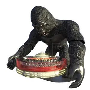 outdoor playground thrilling attractions eye-catch hot theme amusement product King Kong returns ride for sale