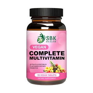 Multivitamines végétaliennes complètes HEALTH, 90 comprimés, soutien immunitaire, complément alimentaire, vente chaude - Product Image 1