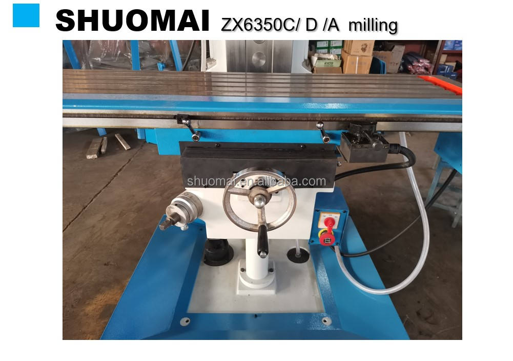 ZX6350C Lifting Table - Versatile Milling and Drilling Machine