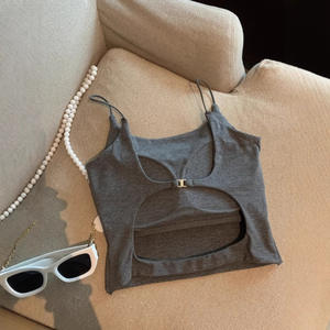 Nouveauté Débardeur <span class=keywords><strong>de</strong></span> sport sans dos pour filles Soutien-gorge <span class=keywords><strong>push</strong></span>-<span class=keywords><strong>up</strong></span> sans couture Veste <span class=keywords><strong>de</strong></span> fitness pour femmes Camisole - Product Image 4