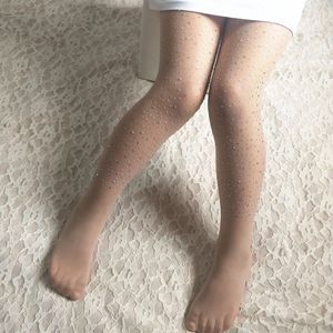 Custom Pattern Children Thin Velvet Girls Pantyhose Fashion Girls Kid Mesh Fishnet Rhinestone <strong>Glitter</strong> <strong>Tights</strong> - Product Image 4