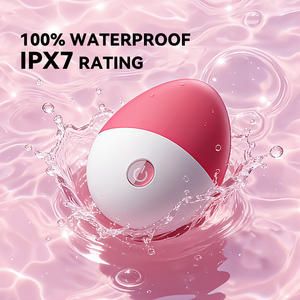 女性用ミニエッグバイブレーター、ライトアップアクリルボタン付きポータブルクリトリス刺激器、シリコン製セックストイ、OEM ODM卸売 - Product Image 6